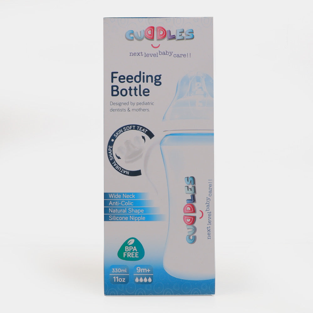 Cuddles Feeder Bottle 330Ml Blue