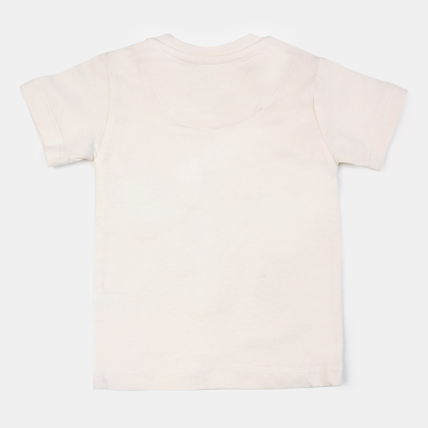 Infant Boys Cotton T-Shirt Character - Cream