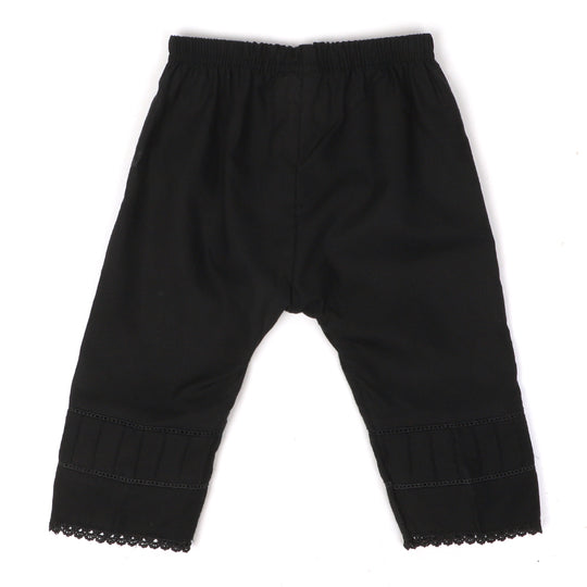 Infant Girls Trouser Pintex -BLACK