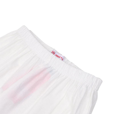 Girls Trouser Cotton-White For Teens