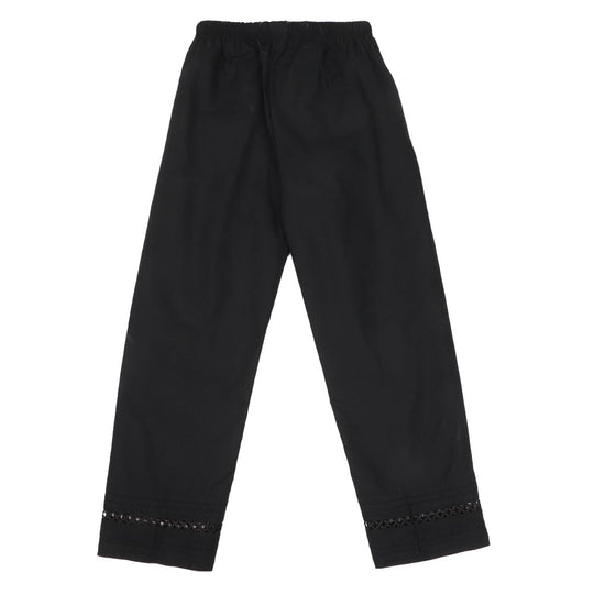 Girls Trouser Lace-BLACK