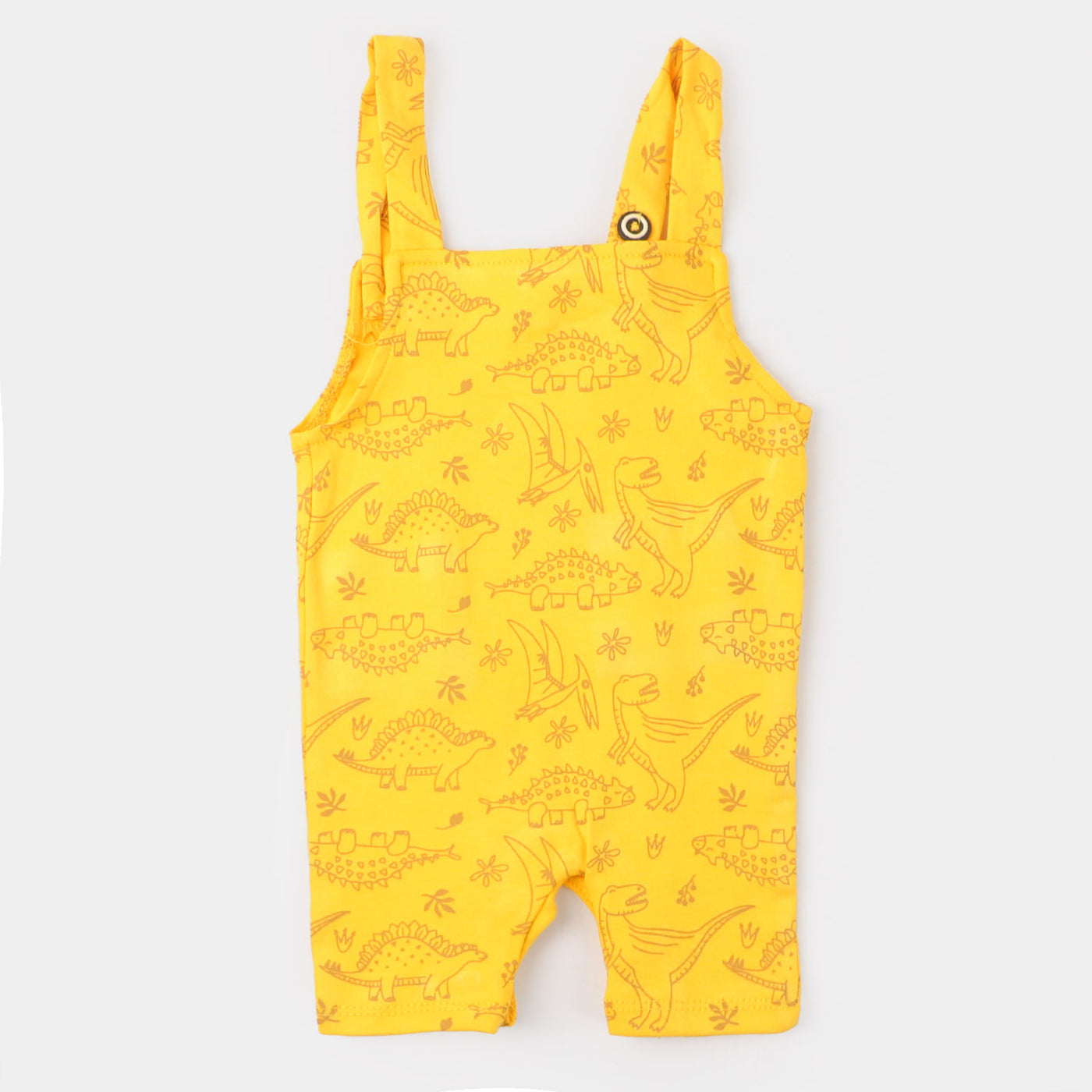 2 PCs Infant Boys Knitted Romper Dinosaur | Yellow