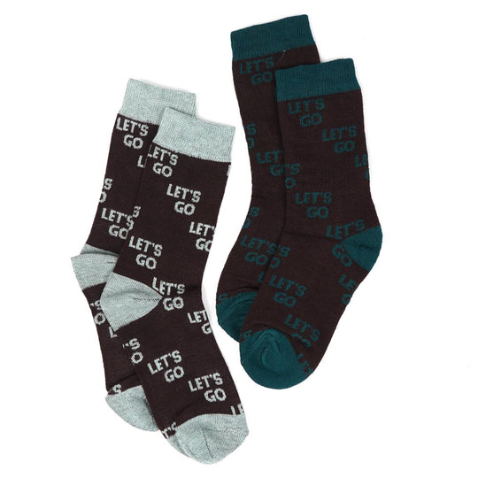 Socks Pair Of 2 Lets Go For Boys