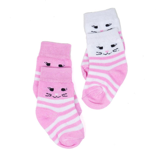 Infant Girls Socks Pair Of 2 Princess