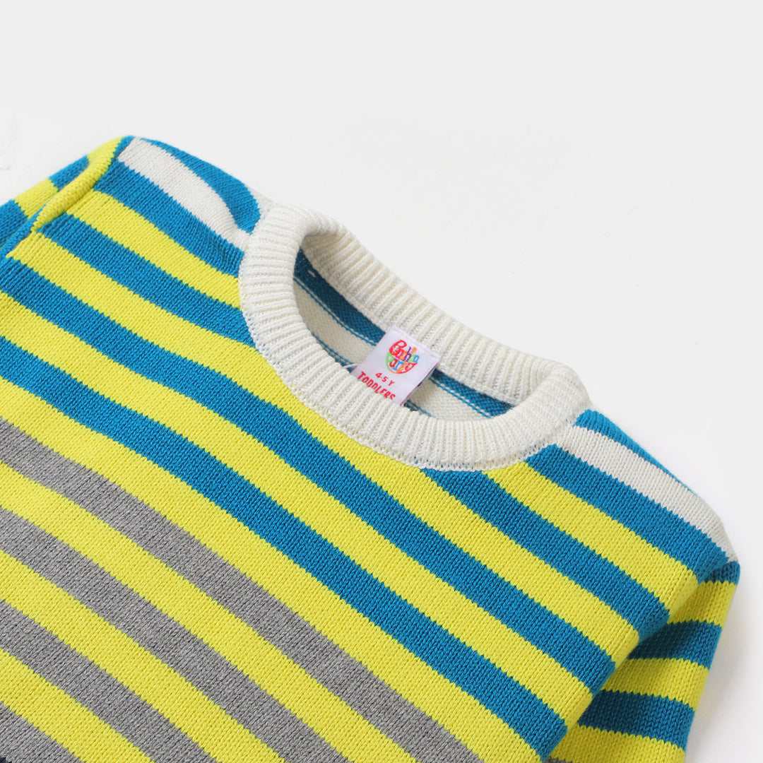 Boys Winter Sweater Groovy Stripe