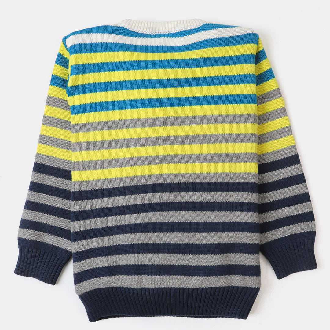 Boys Winter Sweater Groovy Stripe