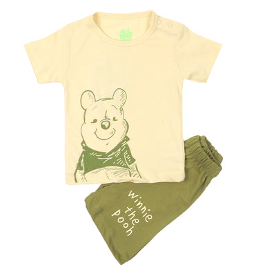 Infant Boys Knitted Suit Winnie -Light Beige
