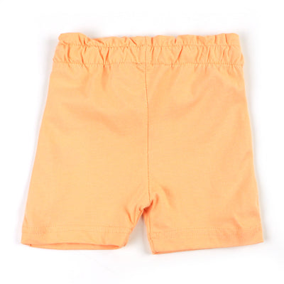 Infant Girls Knitted Short Happy Love - Peach