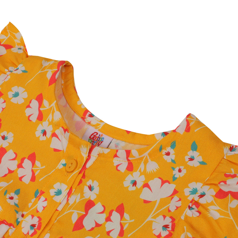 Infant Girls 2Pc Suit F4 Flower - Citrus