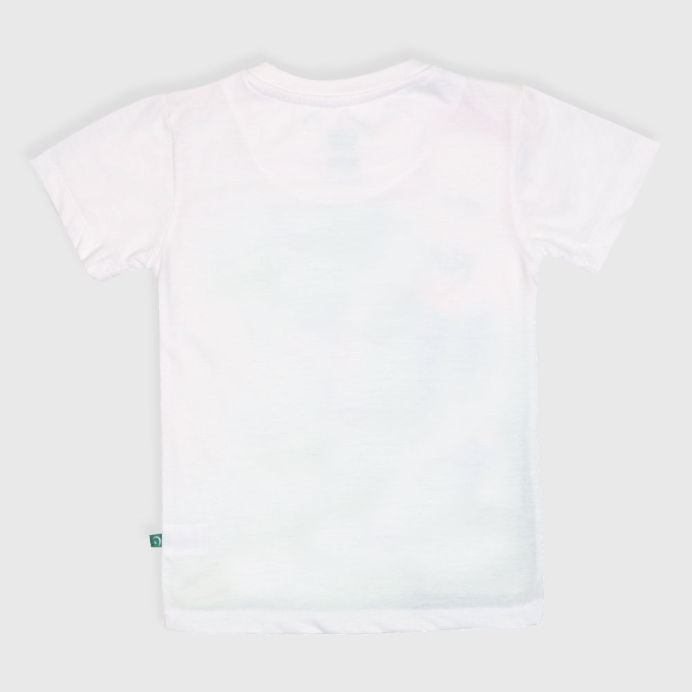 Boys T-Shirt Pakistan Flag - B. White