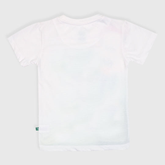 Boys T-Shirt Pakistan Flag - B. White