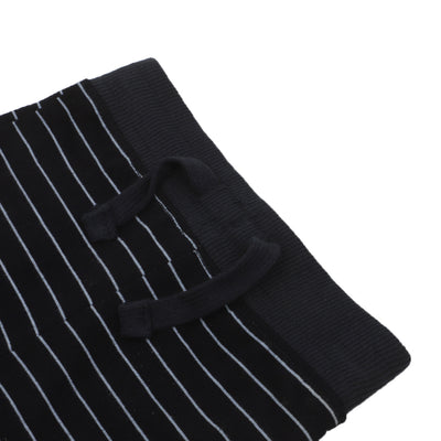 Infant Boys Knitted Short Striper - Black Strip