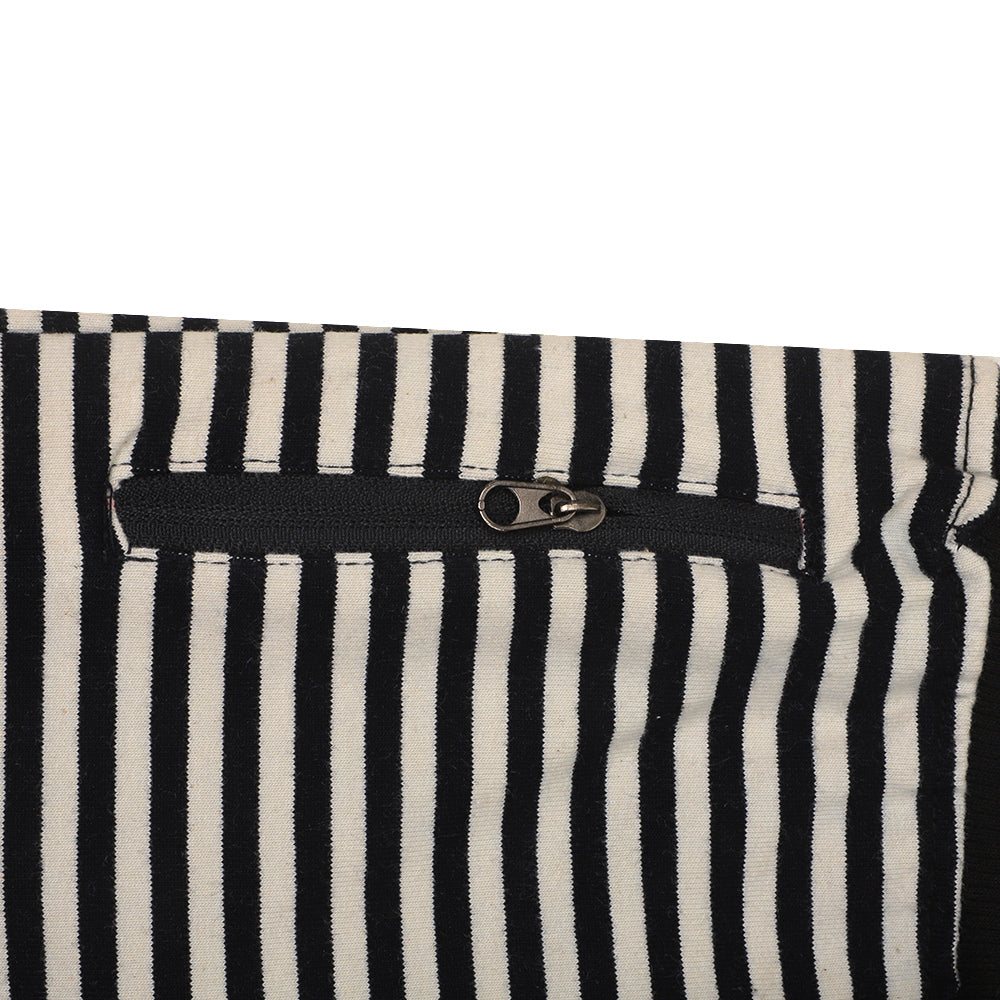 Boys Cotton Short - Black Stripe