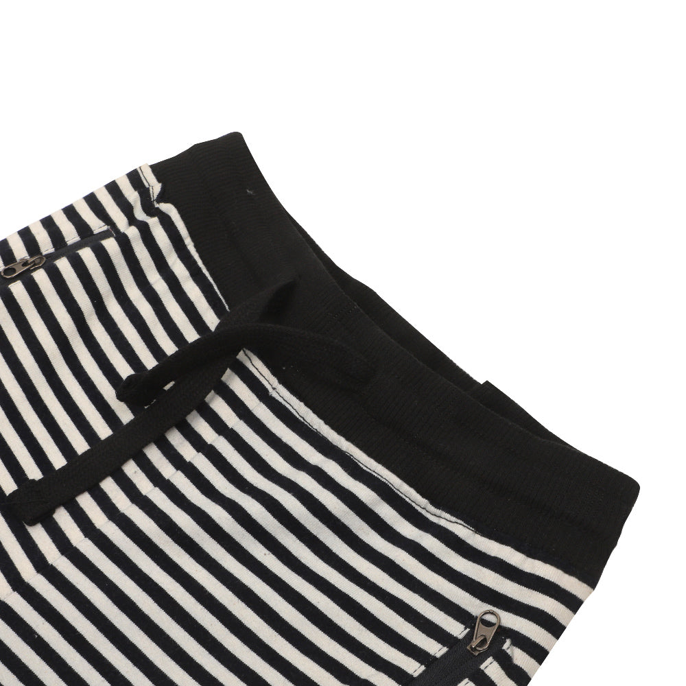 Boys Cotton Short - Black Stripe