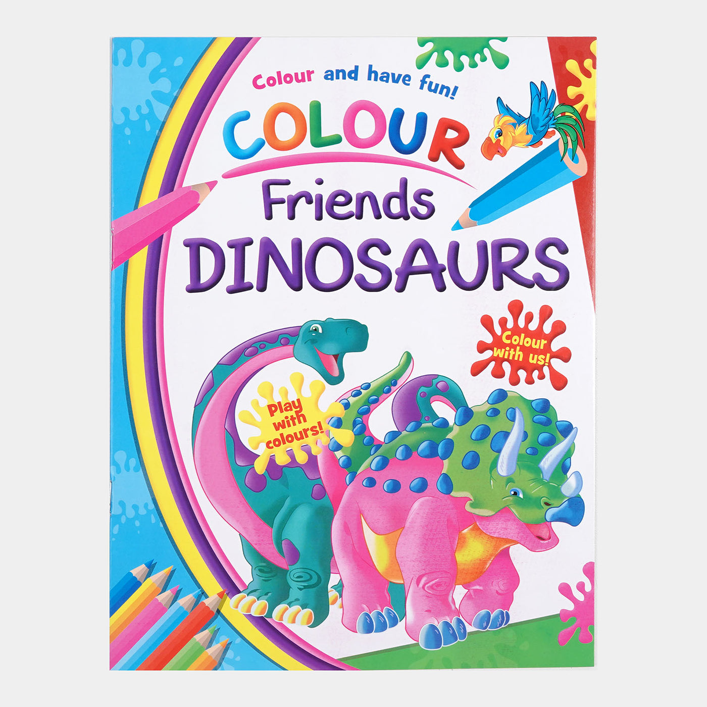 Kids Dinosaur Friend Colouring Book