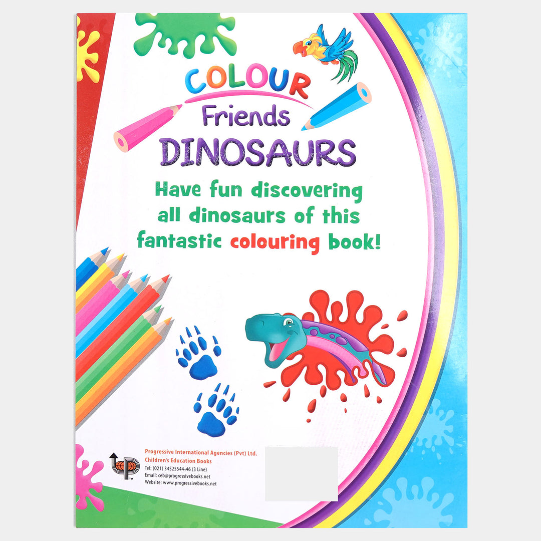 Kids Dinosaur Friend Colouring Book