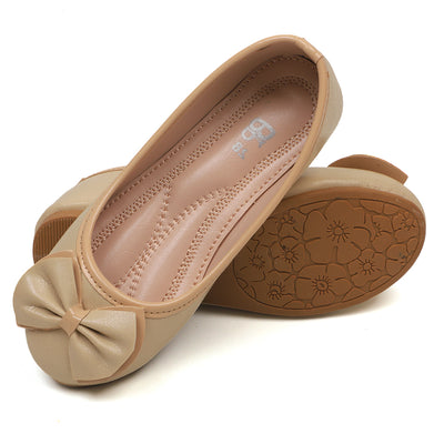 Girls Pumps 910-22-BEIGE