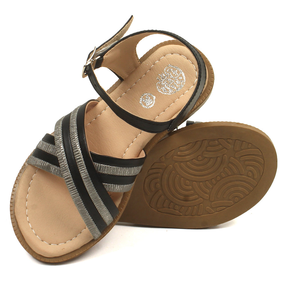 Girls Sandal 909-27-BLACK