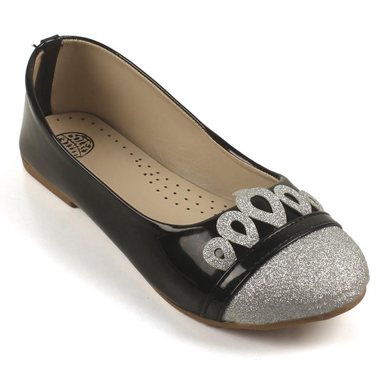 Girls Pump 40-22 - Black/Silver