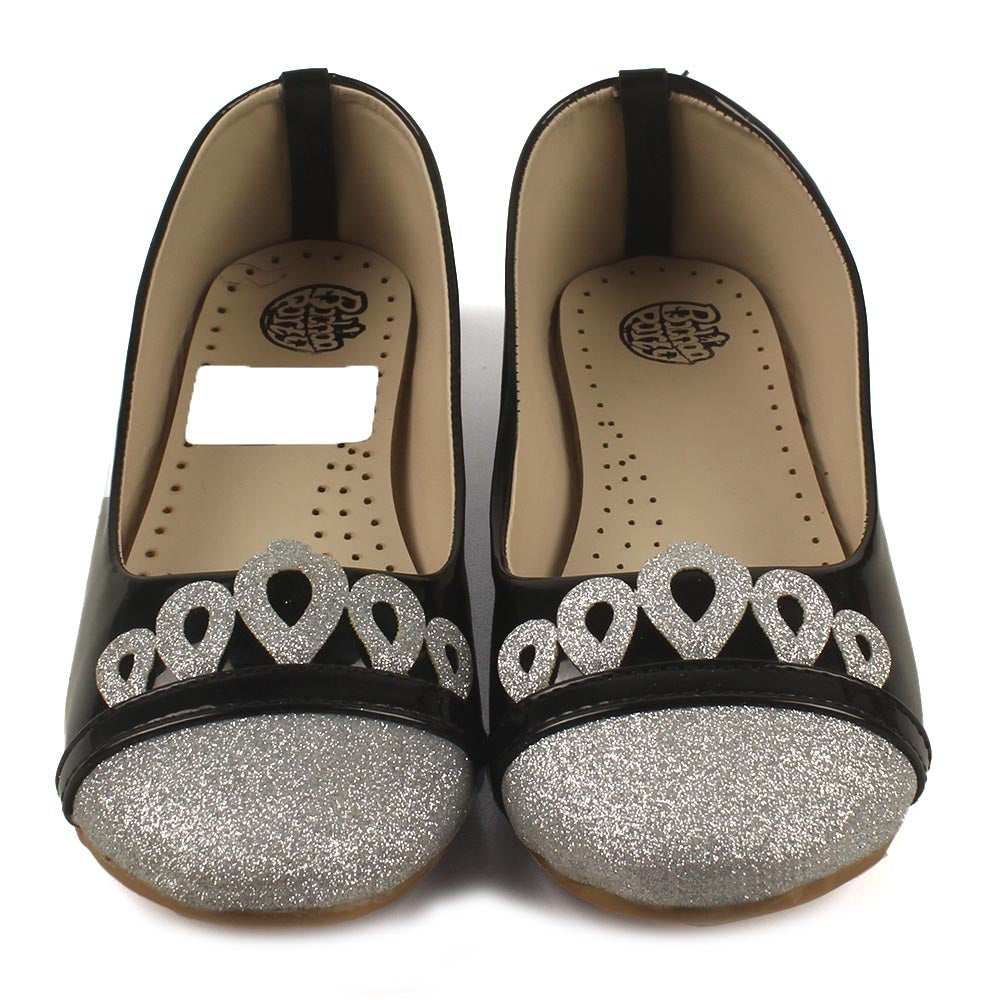 Girls Pump 40-22 - Black/Silver