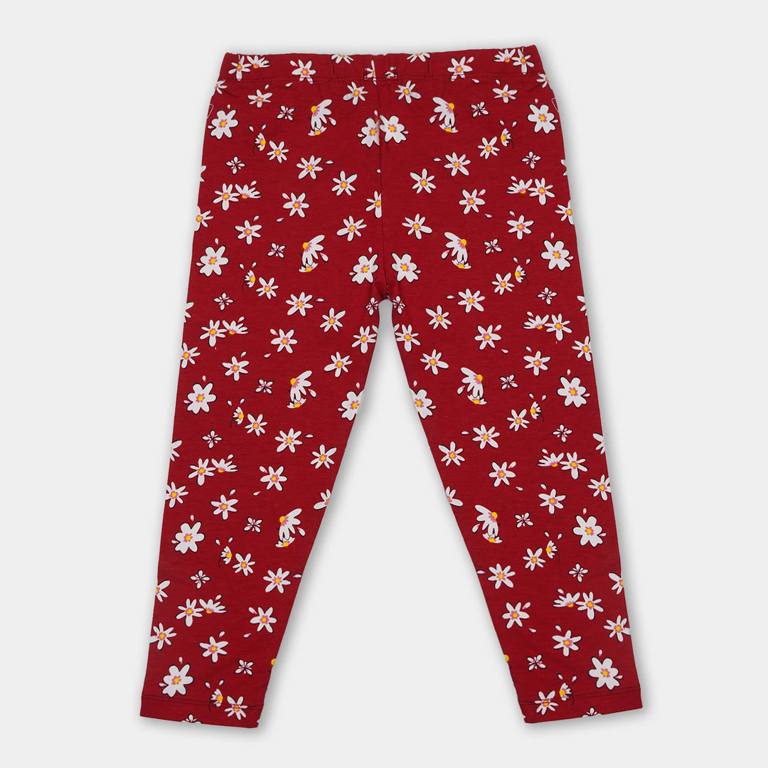 Girls Tights Printed Flower - Printed