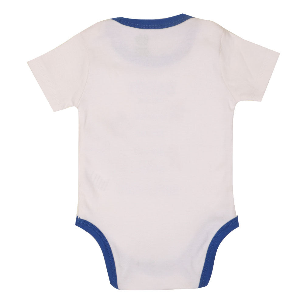 Unisex Romper Daddy Super Hero - White