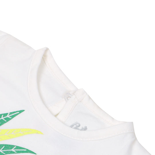 Infant Girls T-Shirt Pineapple - White