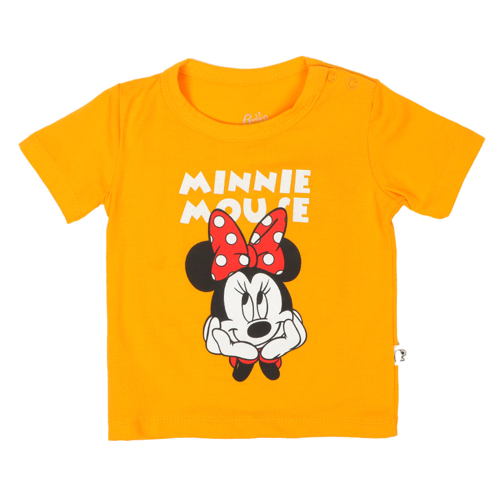 Infants Girls T-Shirt - Saffron