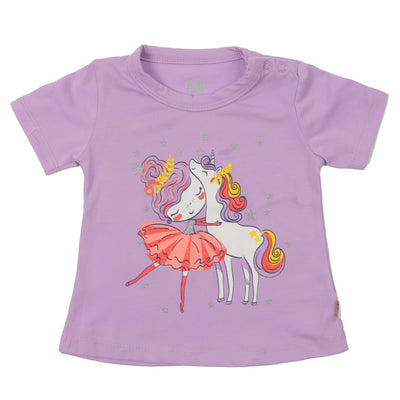 Infants Girls T-Shirt Character- Purple