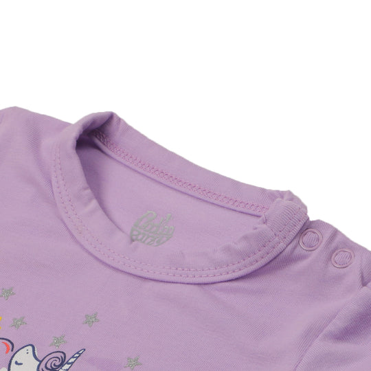 Infants Girls T-Shirt Character- Purple