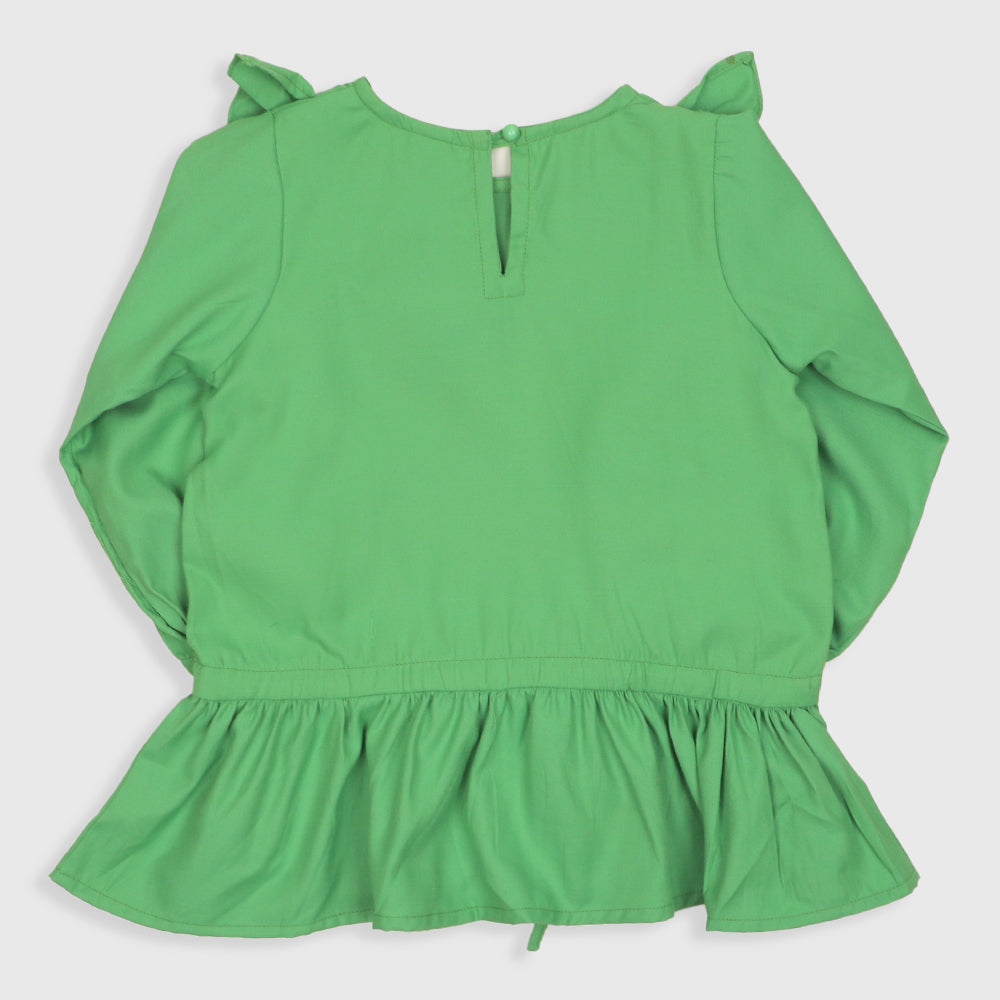 Girls Independence Top Love Green - Green
