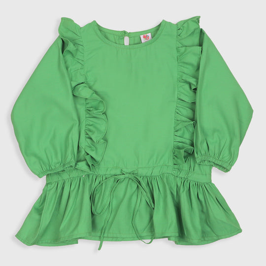 Girls Independence Top Love Green - Green