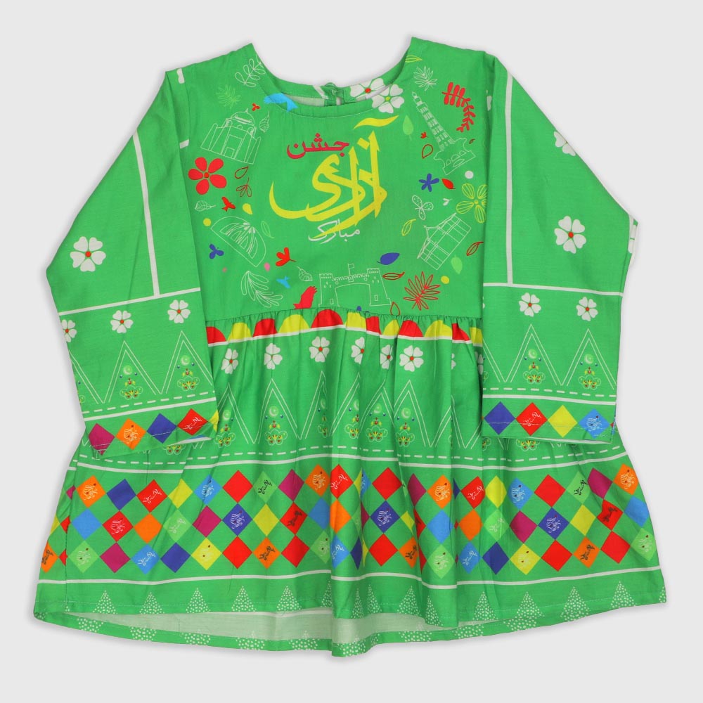 Girls Independence Top Freedom - Green