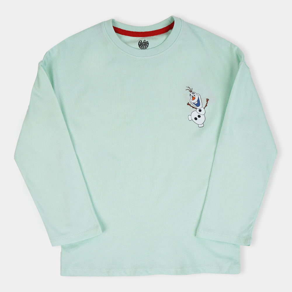 Boys T-Shirt Olaf B  - Hushed Green