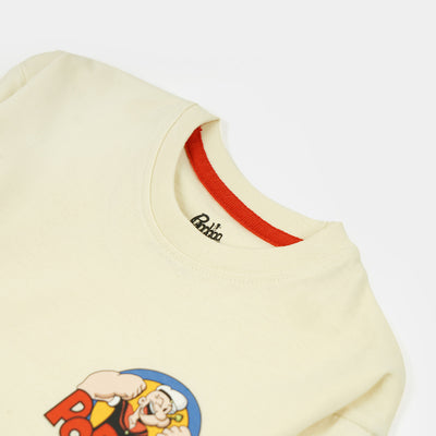 Boys Character T-Shirt - Cream