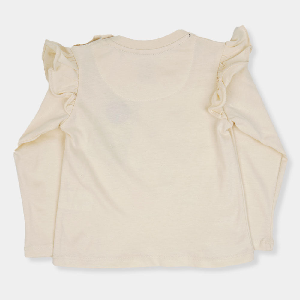 Infant Girls T-Shirt Nature - Light Cream
