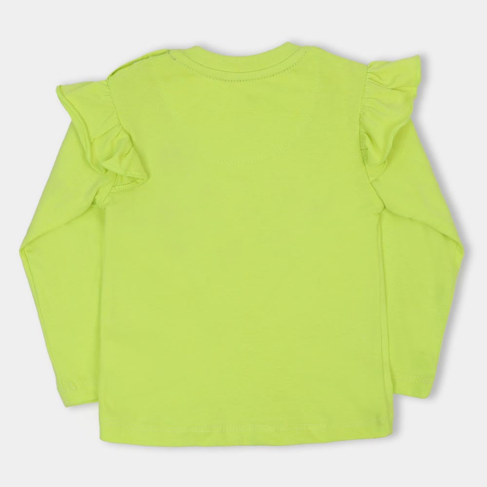 Infant Girls T-Shirt Nature - Sunny Lime