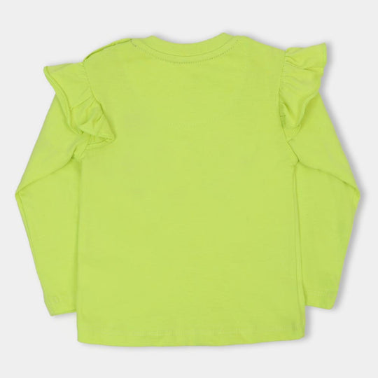 Infant Girls T-Shirt Nature - Sunny Lime