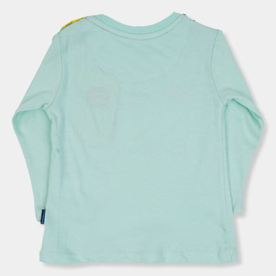 Infant Girls T-Shirt Where Pluto - Light Blue