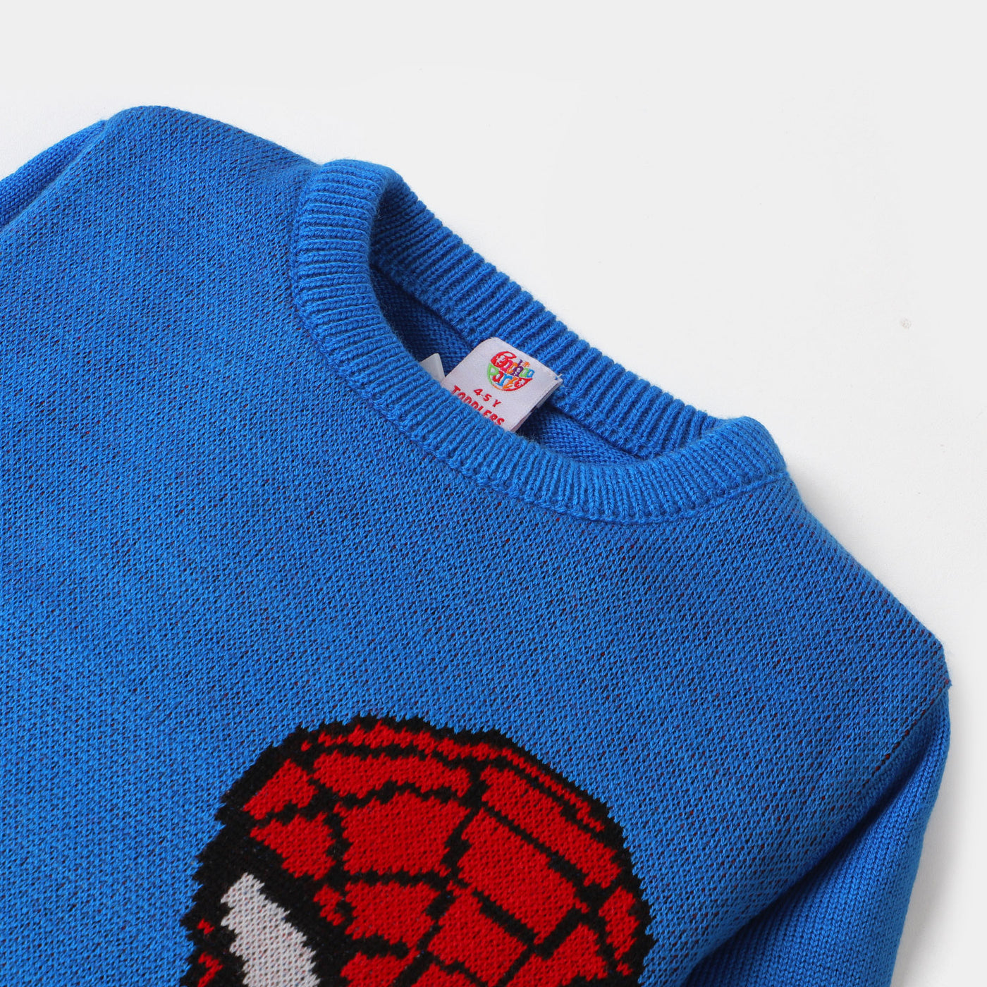 Boys Sweater Action Hero Character - Blue