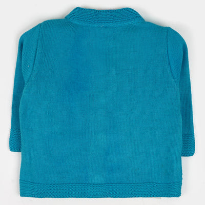 Infant Girls Sweater Chicken - Blue