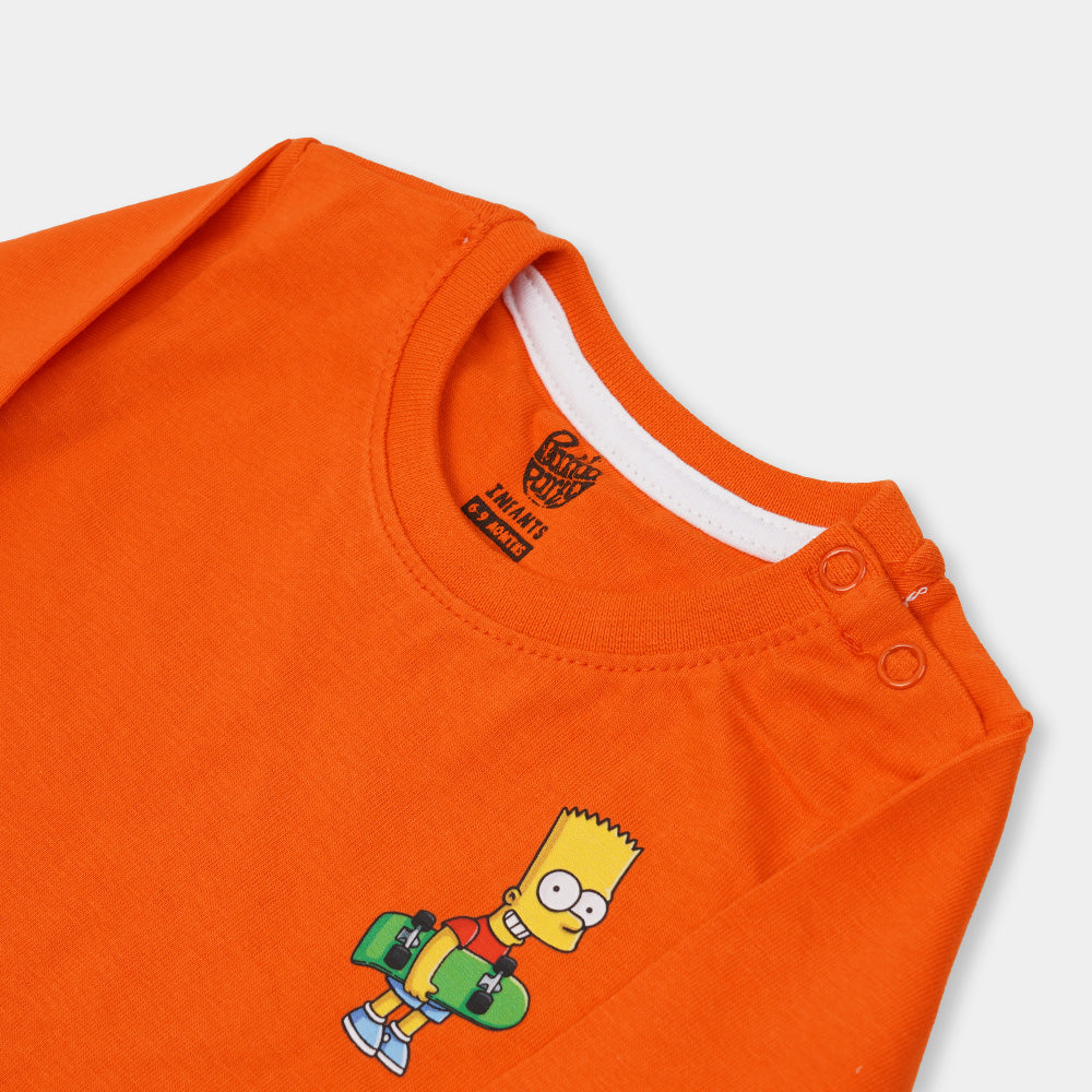Infant Boys T-Shirt Character - Orange