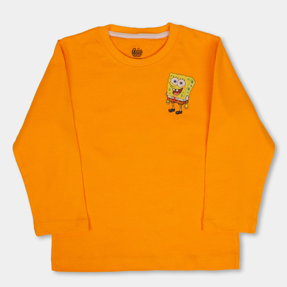 Boys Character T-Shirt - Saffron