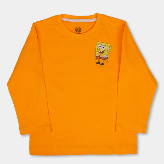 Boys Character T-Shirt - Saffron
