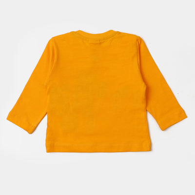 infant Boys T-Shirt Together - Saffron