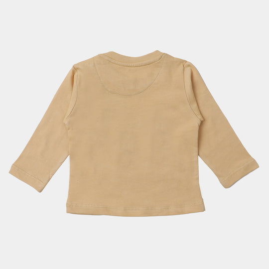 infant Boys T-Shirt Together - Beige