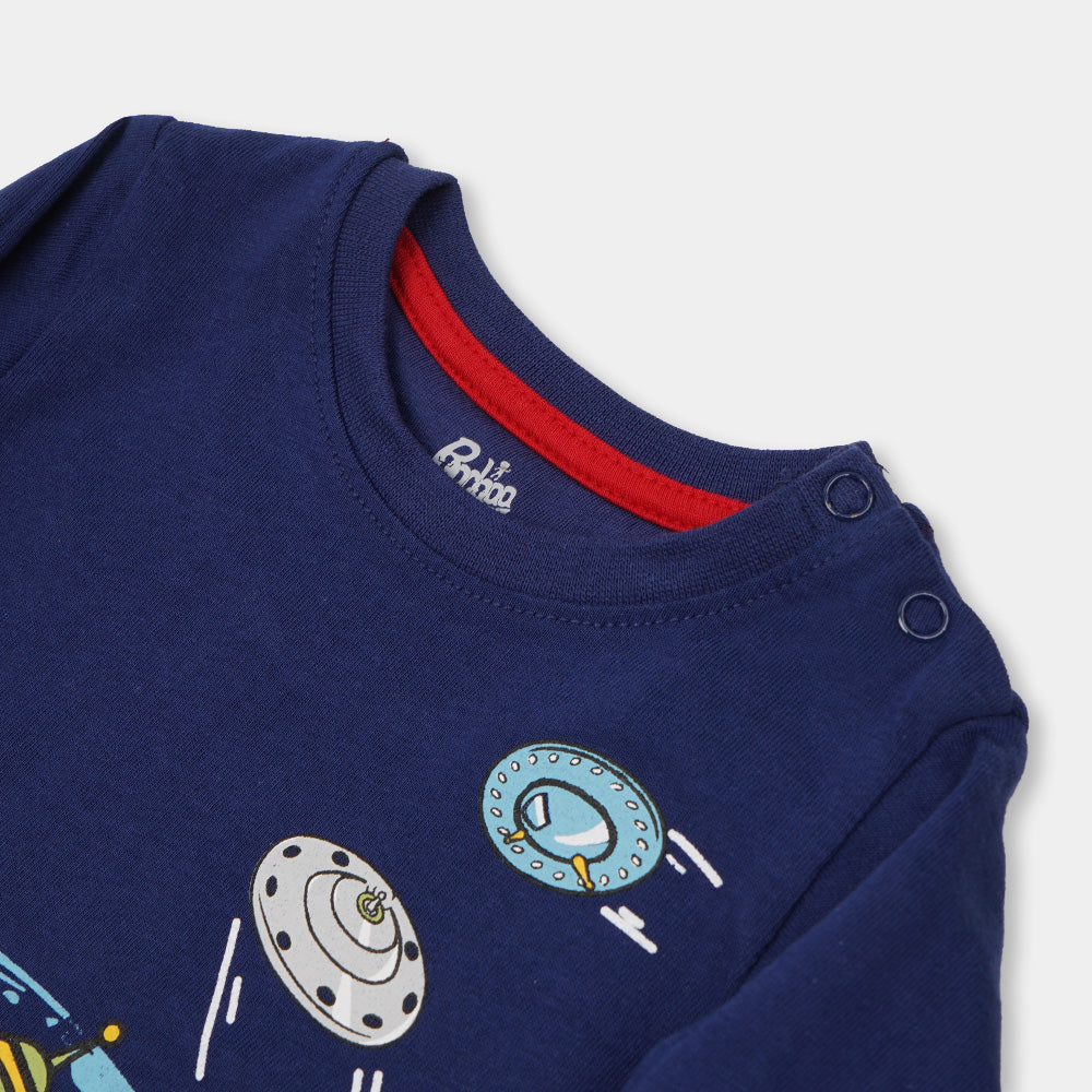 Infant Boys T-Shirt UFO - Navy Blue