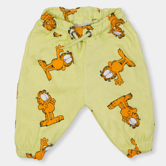 Infant Girls Pajama Garfield - Sunny Lime