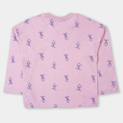 Girls T-Shirt Folks - Pink