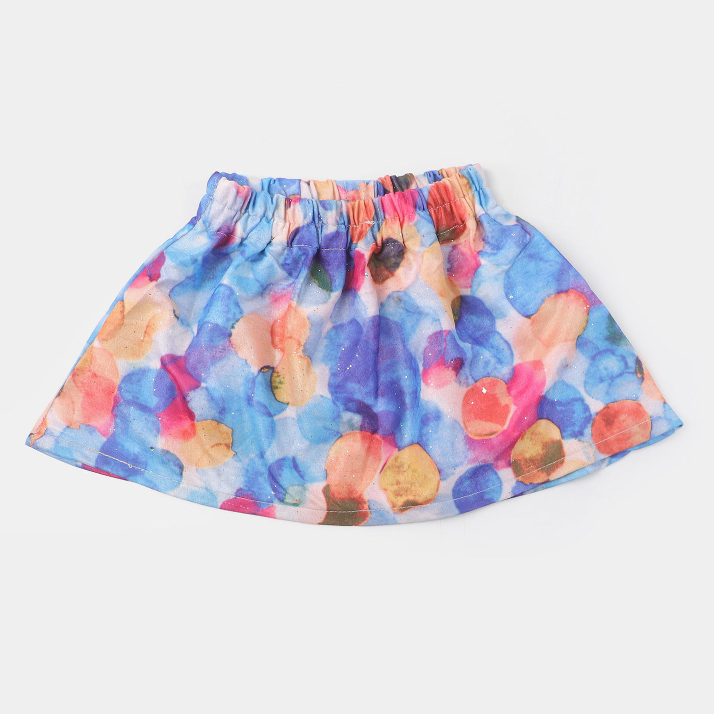 Infant Girls Fancy Short Skirt Buttons | Multi